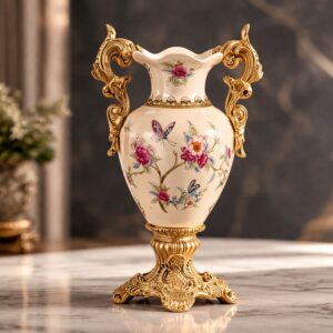 Imperial European Ceramic Vase