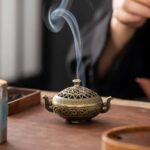 Artisan Bronze Incense Burner