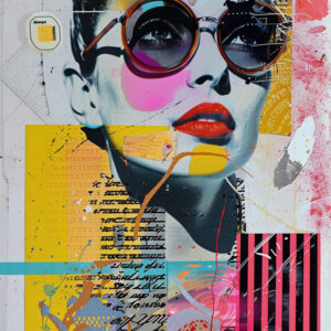 Collage Fashion Painting