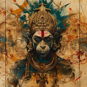Conceptual Piece Illustrating Hanuman’s Role in the Ramayana