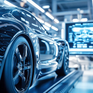 Exploration Modern Car Manufacturing Showcasing