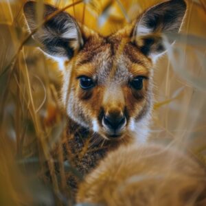 Kangaroos Sunset – Dreamy Style