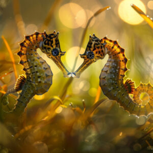 Realistic Seahorse – Wild Underwater Environment