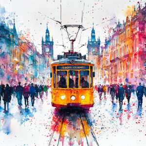 Watercolor City Illustrated